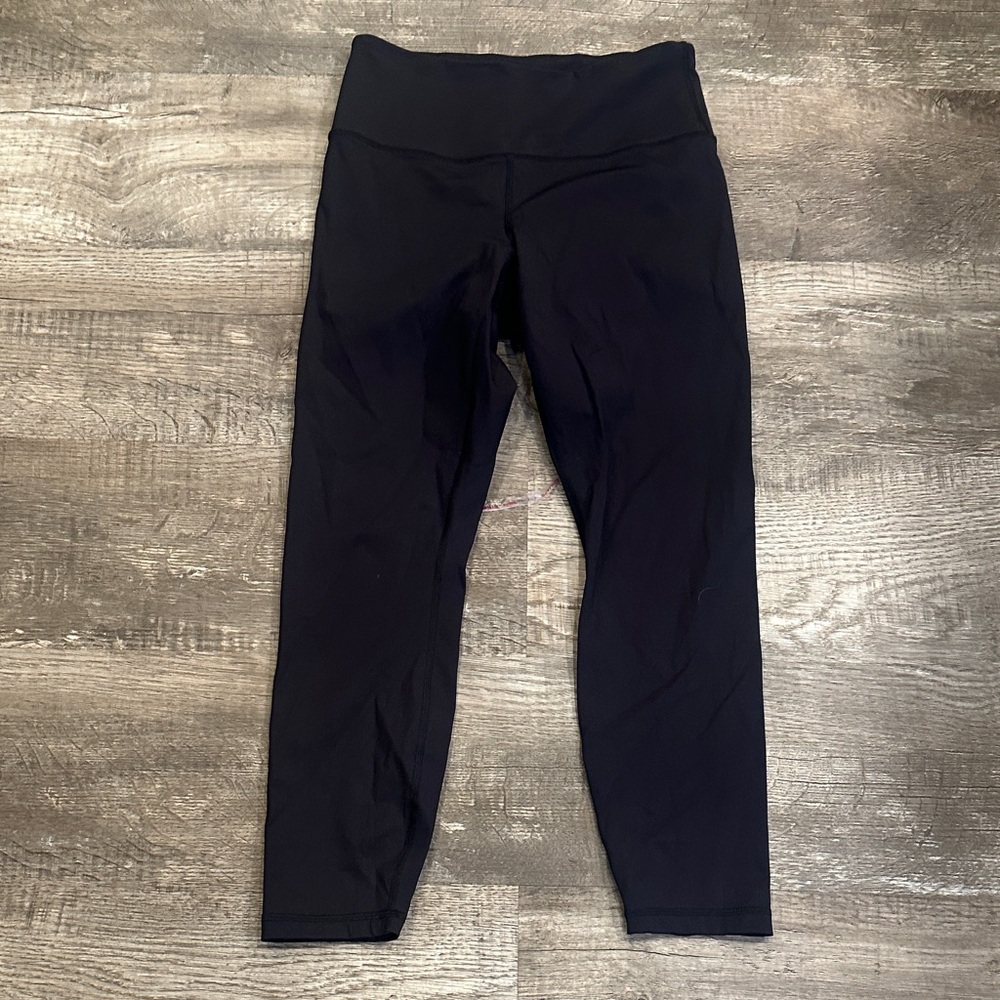 Banana Republic Medium 7/8 Black High-Waisted Leggings
